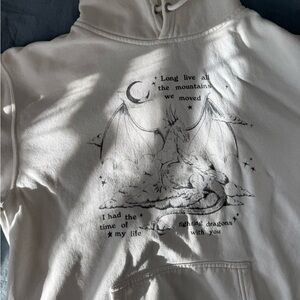 Taylor Swift Speak Now TV hoodie white fighting dragons with you